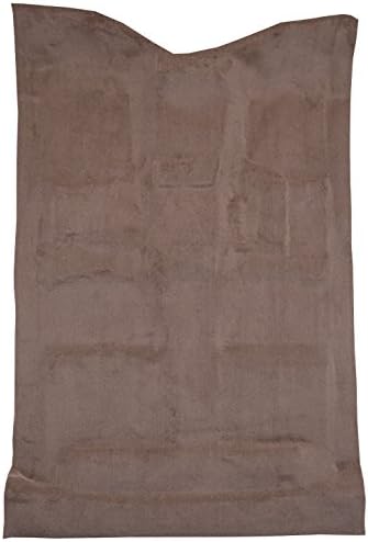 Replacement Auto Carpet Floor Liner - Molded Cutpile - fits 2007-2013 GMC Sierra 1500 Crew Cab Automatic Manual without Heel Pad 2wd and 4wd (Antelope/Light Neutral)