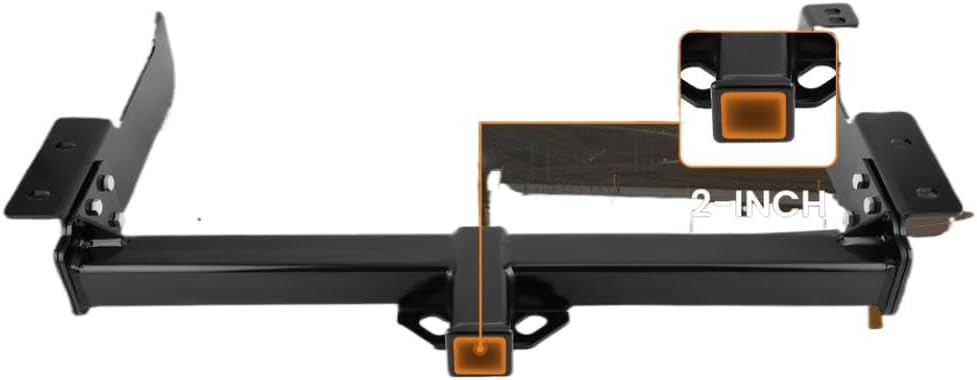 Trailer Hitch Rear Receiver Compatible with Express Savana 1500 2500 3500 1996 2024
