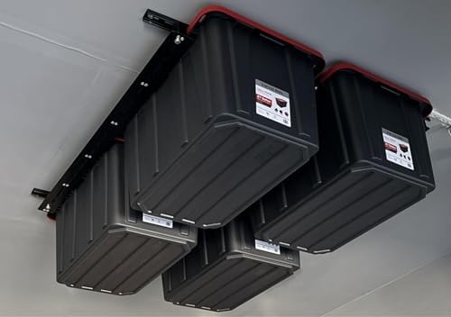 torack garage ceiling bin storage rack, overhead tote, view 9