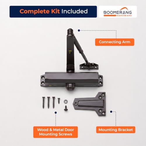 boomerang d703 medium-duty designer auto commercial door closer shown in use