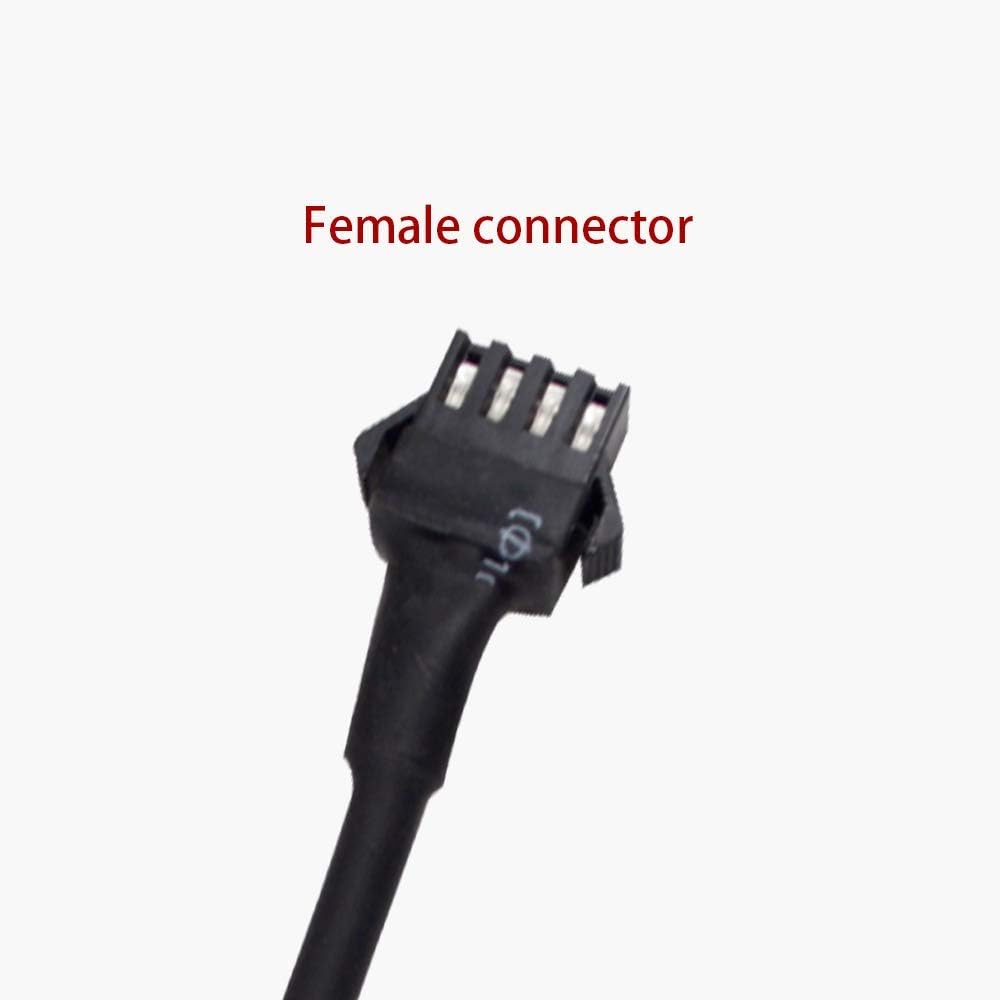 2PCS 1 Female to 2 Male Splitter Y Cable for Use with 5050 LED SMD RGB NEON Accent Kits for LED Motorcycle ATV Car Light Multi-Color Neon Strip Light