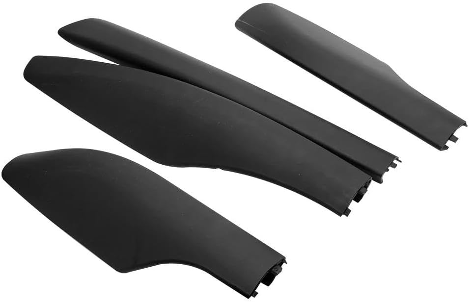 Rooftop Cargo Carrier Car Accessories Roof Rack Bar Rail End Cover Shell Cap 4Pcs for Toyota for Fortuner for AN50 AN60 for Hilux for SW4 2004-2015 Roof Racks Boxes
