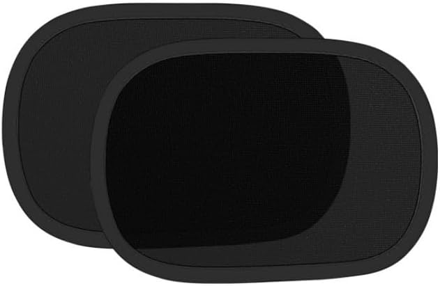 10.04 x 7.09 Inch Static Cling Car Window Sun Shades 2 Pack Mini Anti-Glare Sun Visor Film No Suction Cup Portable UV Block Sun Blocker for Car Side Window