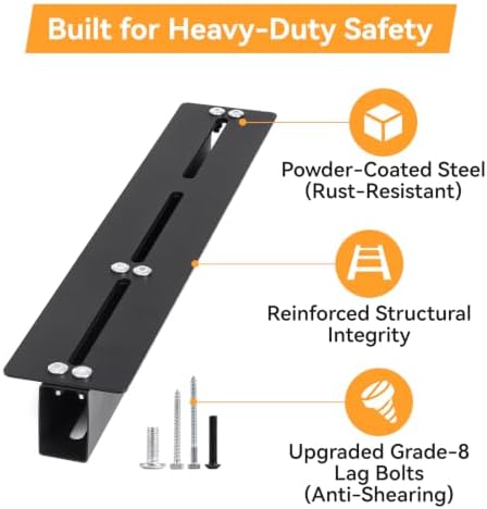 garage ceiling storage racks for 4 bins, 17" on a desk or shelf