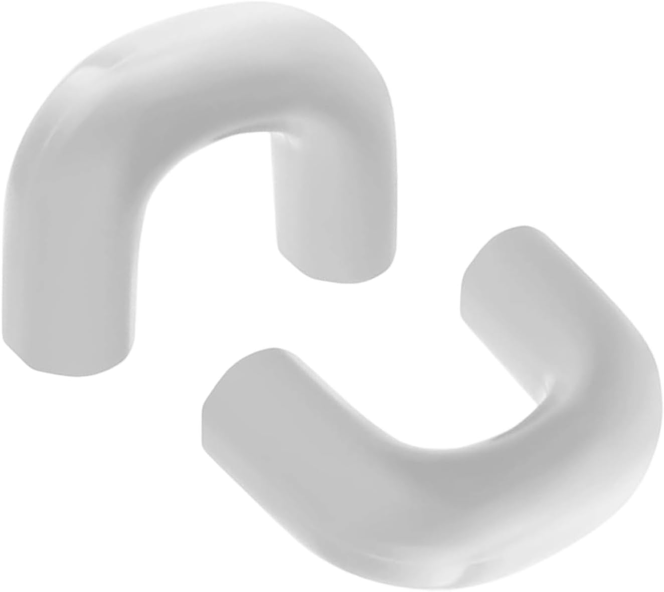 2PCS Tow Hook Covers for Chevy Silverado 2020-2026 2500/3500 HD Front Tow Hook Cap (White)