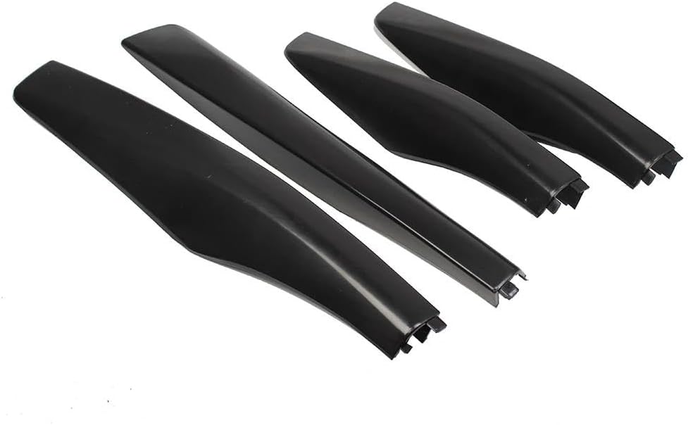 Rooftop Cargo Carrier 4pcs Black ABS Roof Rack Caps for Lexus for RX330 for RX350 for RX400 2004-2007 2008 2009 Rack Bar Rail End Shell Roof Racks Boxes