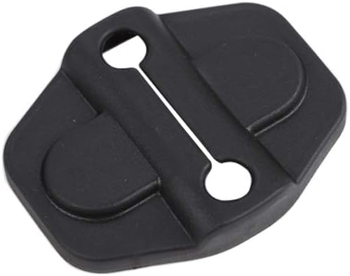 YOCTM Door Lock Decoration Cover for 2018-2026 Jeep Wrangler JL JLU 4XE Unlimited Sahara Sports Rubicon Gladiator JT Door Lock Cover Parts Accessories Black (2Door) (Pack of 4)