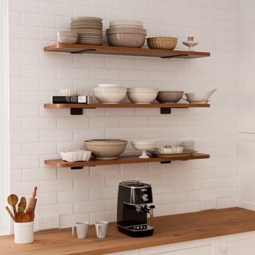 leopo 8 inch 12 pack floating shelf brackets, package contents