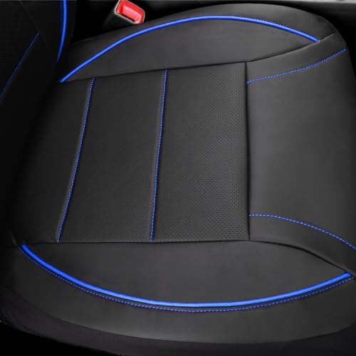 car pass universal fit piping leather two front, front angle view