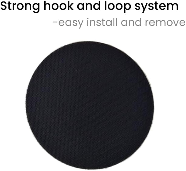 7 Inch Hook and Loop Backing Pad, 5/8"-11 Thread Polishing Sanding Backer Plate, Angle Grinder Accessories for Car, Wood, Metal Buffering, 1 Pack