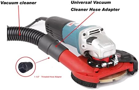 aidelife surface grinding dust shroud for angle grinders, side view