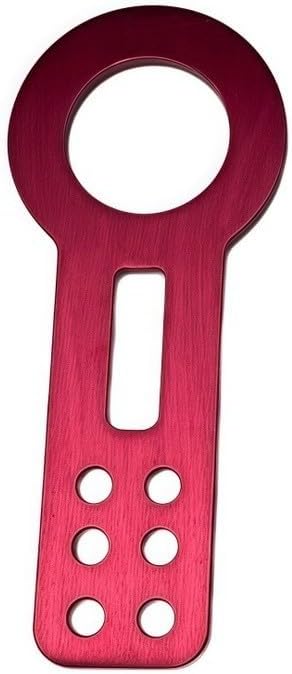 Duty Tow Hook Front Bumper Towing Hitch For Ring For Offroad SUV Recovery Fit Car Trailer Accessory Secure Connection Point Red(Black)