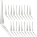 shelf brackets 10 inch heavy duty white l, main product view