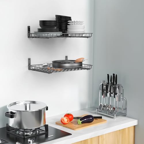 walmann garage 12x18 inch wall shelf, wall-mounted storage, package contents