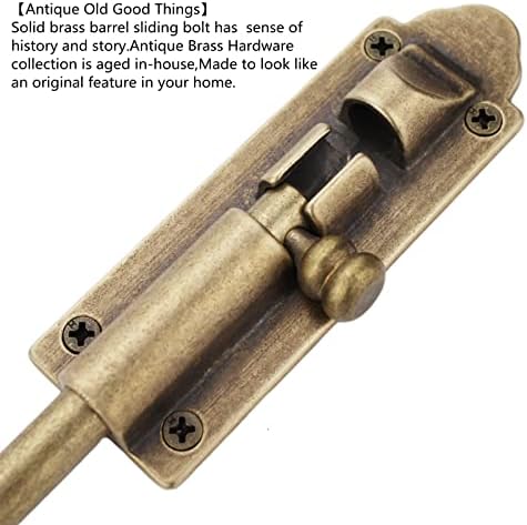 heavy duty cane bolts for gates 23.7'',barrel bolt showing dimensions