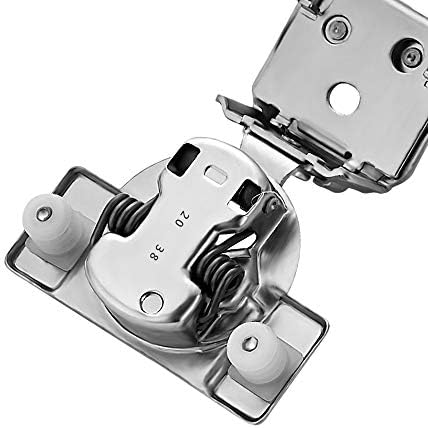 ravinte 1-1/4 inch overlay soft close hinge kitchen showing dimensions