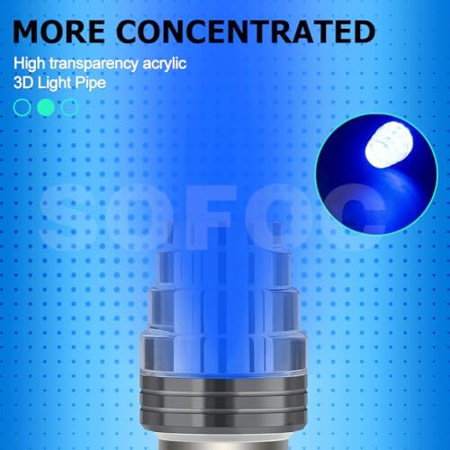SOFOC 1157 BAY15D LED Bulb, 12V DC 300LM Super Bright Blue, 2835 9-SMD with Flash for Dome, Door, Footwell, Glove Box & Trunk Lights on Motorcycle, Scooter, ATV, UTV, RV (2-Pack)