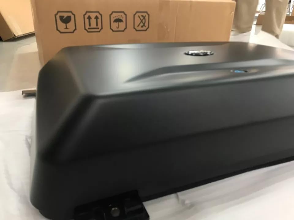 MATTE Black Side Toolbox Storage Box fits for Land Rover Defender 110 90 130 2020 2021 2022 2023 2024 2025 Exterior Mounted Gear Carrier with Lock