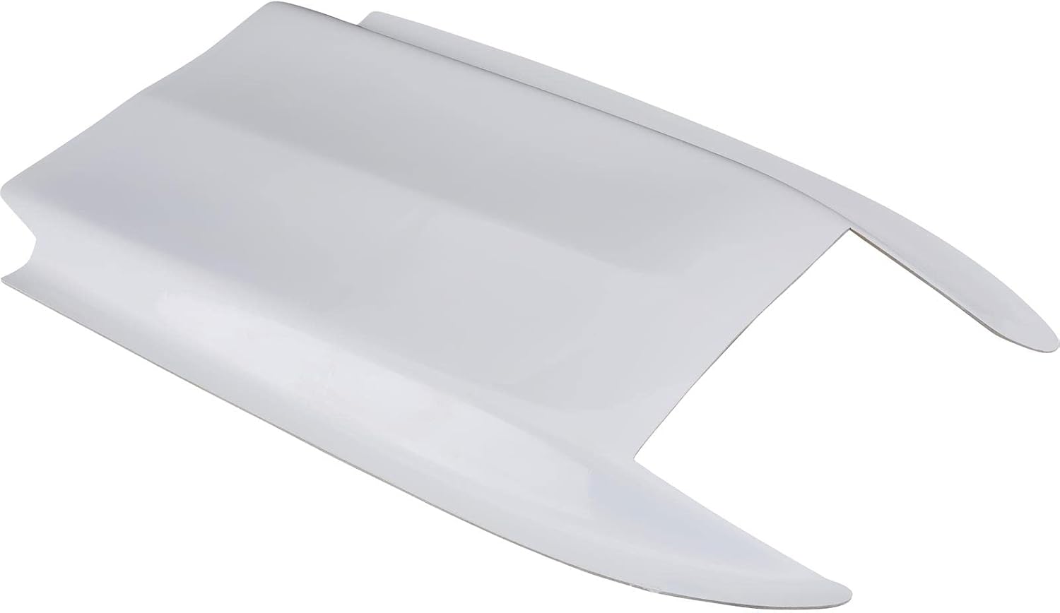 Corvette-Style Stingray Fiberglass Hood Scoop for Universal Fit: 37 x 22 x 3 inches, Glossy Gelcoat Finish, Suitable for Street & Race, Front-to-Back Length 36", Max Inside Width 18" Ready for Paint