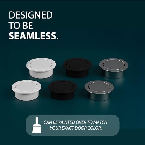 mega handles concealed magnetic door catch for dummy, front angle view