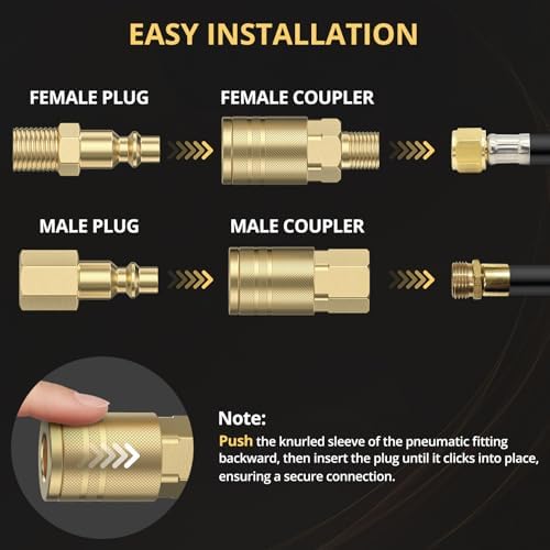 amtovl air coupler & plug kit 47pcs –, package contents