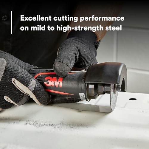 3m cubitron ii cut-off wheel, 33455, 3 in, front angle view