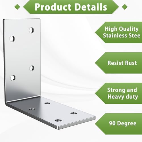 3x3 inch galvanized l shape 90 degree corner, package contents