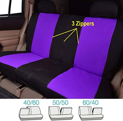 flying banner car seat covers front seats rear, side view
