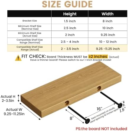 wall shelf brackets heavy duty floating shelf bracket shown in use