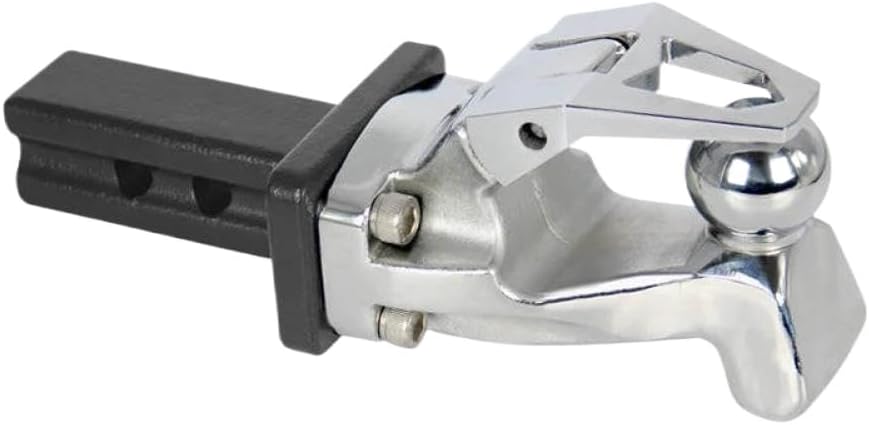 2-Inch Trailer Hitch Steel Tow Hook Removable Connector 5x5cm Hitch Ball Compatible with Car Trailer