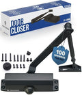 automatic door closer (black), fs-1306b residential hydraulic auto, main product view
