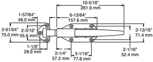 kason complete latch kit - kason 58 shown in use