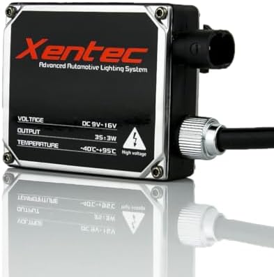 Xentec 9006 (HB4) 6000K HID Xenon Bulb Bundle with 35W Standard Digital Ballast (Ultra White)