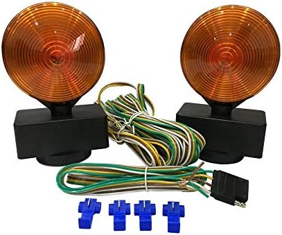 MAXXHAUL 80778 Magnetic Towing Light Kit (Dual Sided for RV, Boat, Trailer and More DOT Approved) (Pack of 12)