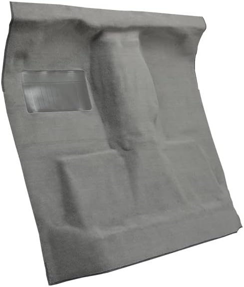 Replacement Auto Carpet Floor Liner - Molded Cutpile - fits 1975-1980 Dodge W200 Regular Cab 4WD Automatic 4 Speed (Medium Gray)