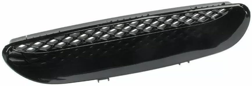 Hood Vent Center Bezel Grill Scoop Fit For 2015-2018 Dodge Challenger SRT HELLCAT & 2019-2023 R/T SCAT PACK 68184348AD 68184348AG 68184348AH,Painted Black Hood Vent Replace Parts Accessories