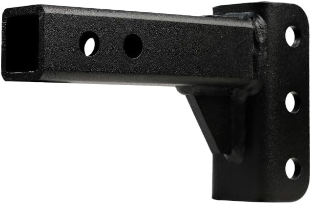 BulletProof Hitches - 2.0" Adjustable Light Duty Trailer Hitch (10,000 lb. Rating) - 2" Drop/Rise Trailer Hitch with 2" & 2-5/16" Dual Ball - Powder Coat, Box Steel, Corrosion-Resistant