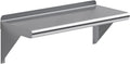 AmGood 24" Long X 10" Deep Stainless Steel Wall Shelf | NSF Certified |
