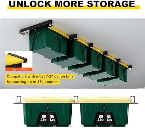 overhead garage storage rack for 12 17 27, package contents