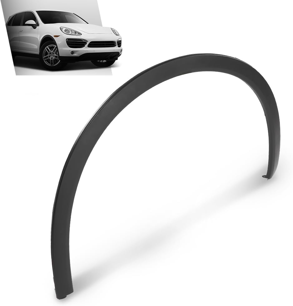 G-PLUS Front Right Fender Flare Wheel Arch Molding Trim, Compatible with Porsche Cayenne 2011-2018, Passenger Side, 958559828209B9, 958-559-728-20-9B9