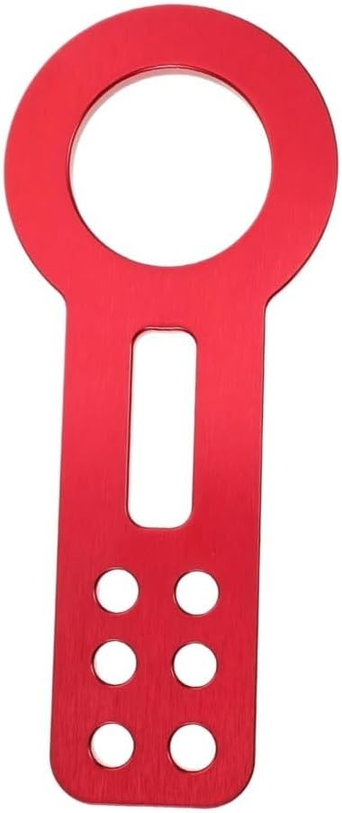 Service Tow Hook Front Bumper Tow Hitch Ring Tow Hitch for Off Road SUV Recovery Car Trailer Accessory Secure Connection Point, Red (Blue)