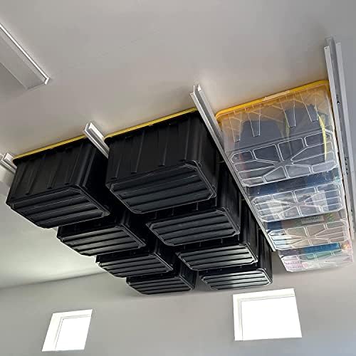 e-z garage storage tote slide pro – made on a desk or shelf