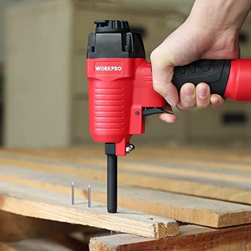 workpro pneumatic nail remover, heavy duty nail puller, front angle view