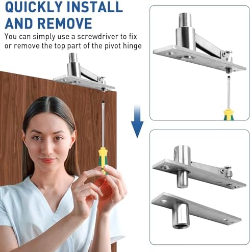 tambee pivot door hinge for secret door, heavy, view 9