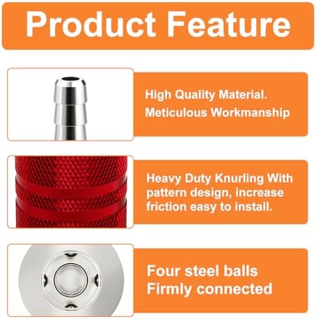 gasher 12pcs red industrial air coupling with 1/4", side view