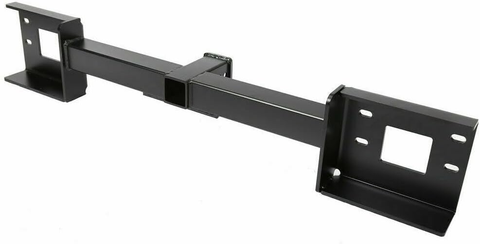 Suitable for 2-Inch Front Mount Trailer Receiver Hitch Compatible with 1999-2007 F250/350/450/550 Super Duty Replacement for 65022 w/2" Receiver Powder Coated Steel