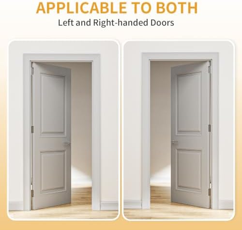 luxbaro 3 pack spring hinges self closing 4, side view