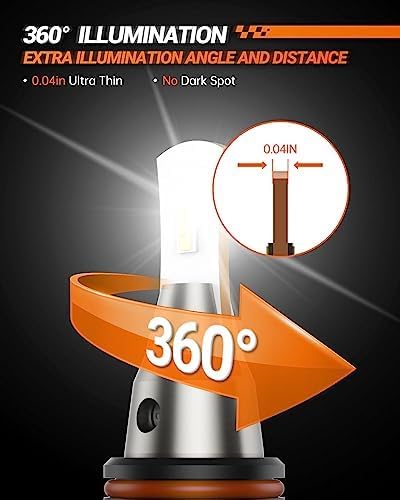 SEALIGHT 9005/HB3 Fog Light, 2025 L2 Series 800% Super Bright Bulbs, 000LM HB3 - Image 4
