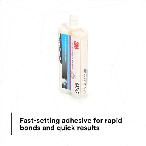 3m super-fast repair adhesive, 04747, 1.6 fl oz, side view