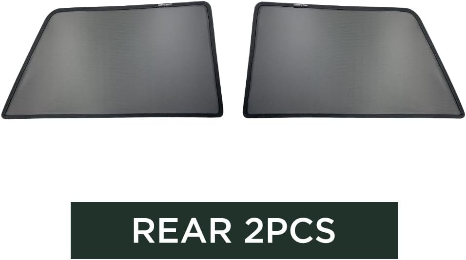 FEISHILINIYA Magnetic Car Rear Window Sunshades for Toyota for 4RUNNER 2011-2021 with for Passenger Side Window Curtain Sun Shades Privacy Visor for 4Runner Accessories (1 Set/ 2PCS)